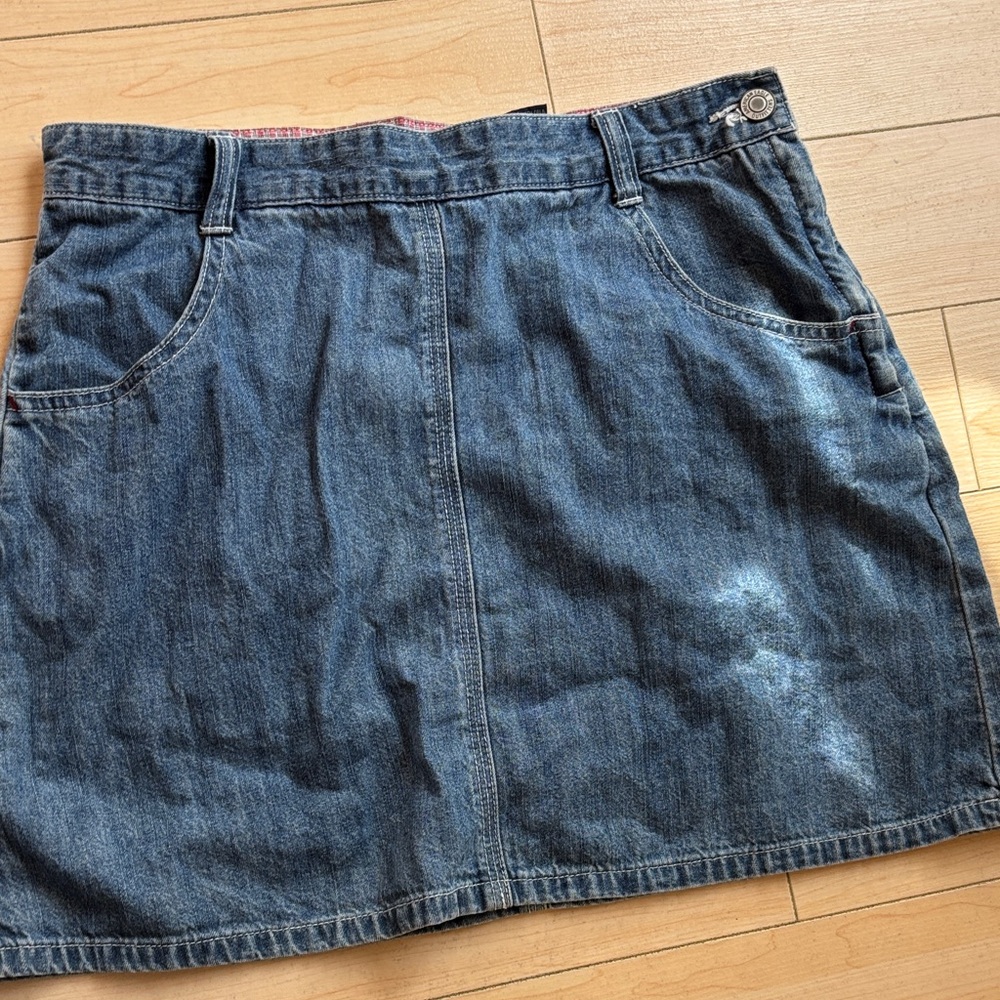 American Eagle Denim Blue Women's Skirt sz 0